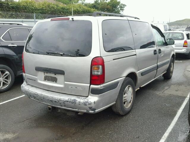 1GNDX03E34D185770 - 2004 CHEVROLET VENTURE SILVER photo 4