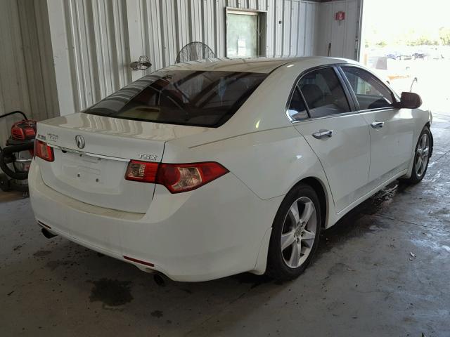 JH4CU2F62CC010958 - 2012 ACURA TSX TECH WHITE photo 4