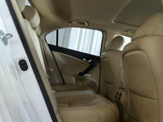 JH4CU2F62CC010958 - 2012 ACURA TSX TECH WHITE photo 6