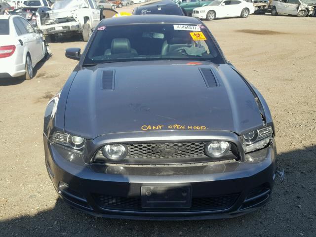 1ZVBP8CF1D5250002 - 2013 FORD MUSTANG GT GRAY photo 10