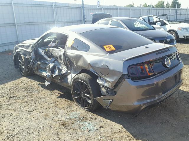 1ZVBP8CF1D5250002 - 2013 FORD MUSTANG GT GRAY photo 3