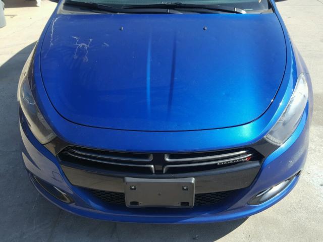 1C3CDFCB0DD325039 - 2013 DODGE DART LIMIT BLUE photo 9