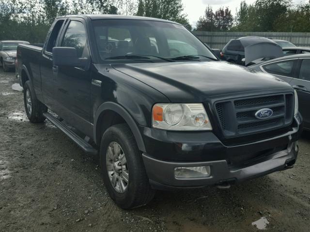 1FTPX14515FA57074 - 2005 FORD F150 BLACK photo 1