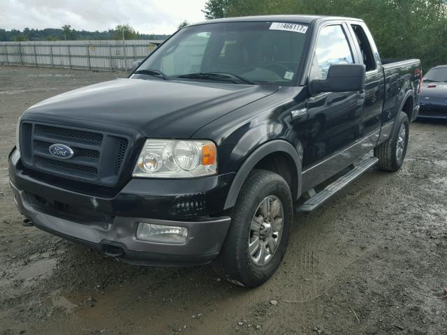 1FTPX14515FA57074 - 2005 FORD F150 BLACK photo 2