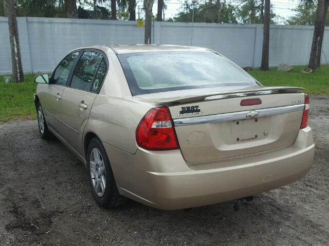 1G1ZT53826F209901 - 2006 CHEVROLET MALIBU TAN photo 3