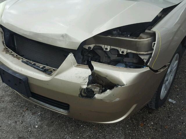 1G1ZT53826F209901 - 2006 CHEVROLET MALIBU TAN photo 9