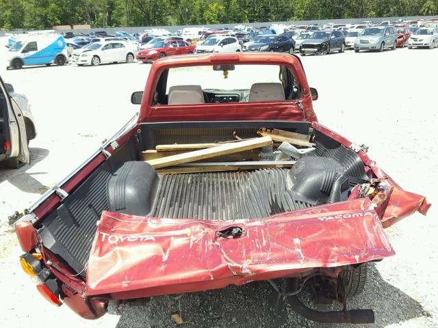 5TENL42N61Z763204 - 2001 TOYOTA TACOMA RED photo 6