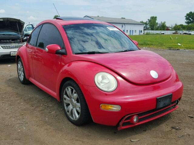 3VWCD21C43M444017 - 2003 VOLKSWAGEN NEW BEETLE წითელი ფოტო 1