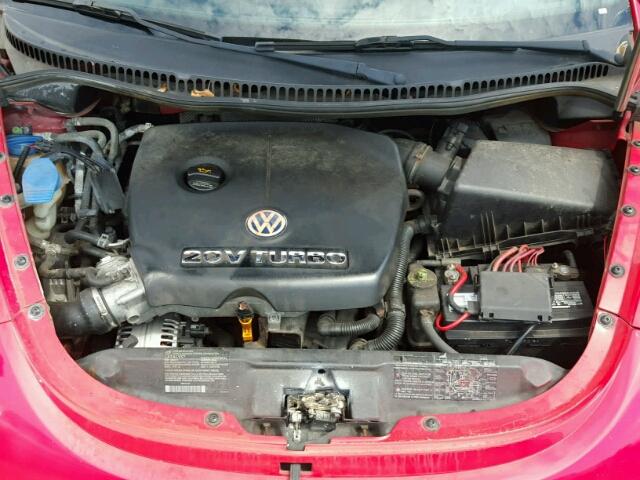 3VWCD21C43M444017 - 2003 VOLKSWAGEN NEW BEETLE წითელი ფოტო 7