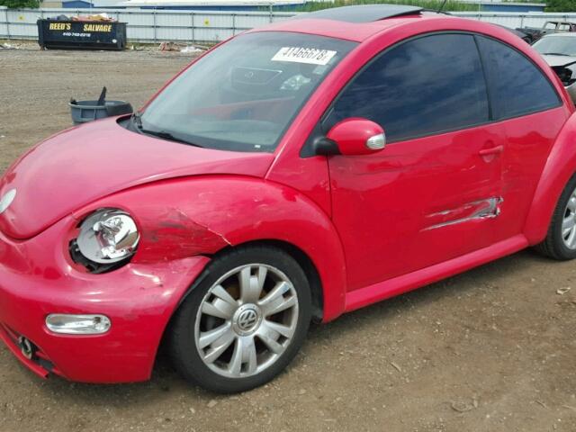3VWCD21C43M444017 - 2003 VOLKSWAGEN NEW BEETLE წითელი ფოტო 9