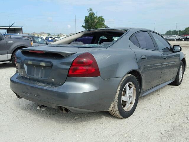 2G2WS522441358569 - 2004 PONTIAC GRAND PRIX CHARCOAL photo 4