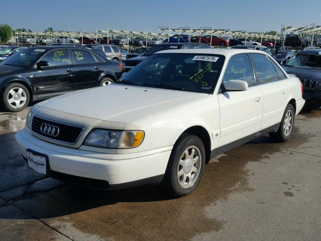 WAUFA84A0TN028300 - 1996 AUDI A6 WHITE photo 2