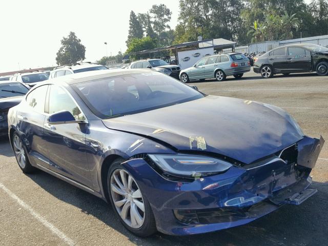 5YJSA1E21HF207435 - 2017 TESLA MODEL S BLUE photo 1