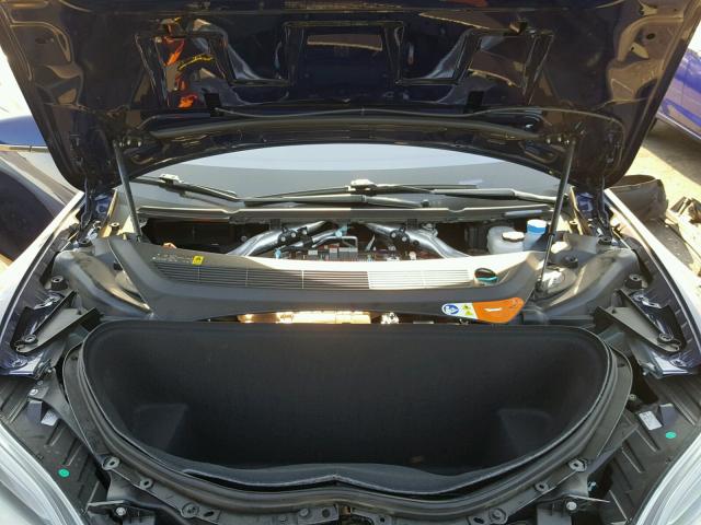 5YJSA1E21HF207435 - 2017 TESLA MODEL S BLUE photo 7