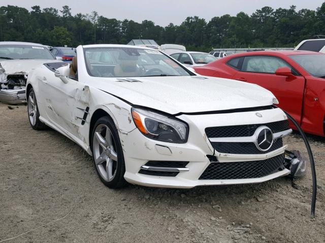 WDDJK7DA6DF015816 - 2013 MERCEDES-BENZ SL 550 WHITE photo 1