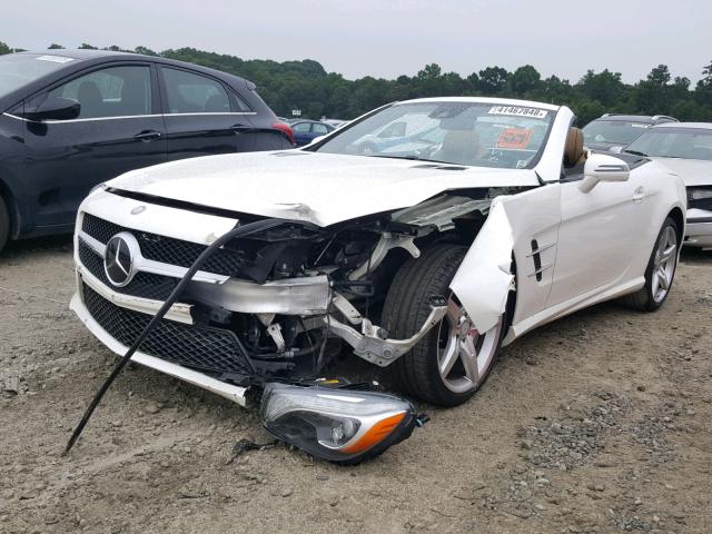 WDDJK7DA6DF015816 - 2013 MERCEDES-BENZ SL 550 WHITE photo 2