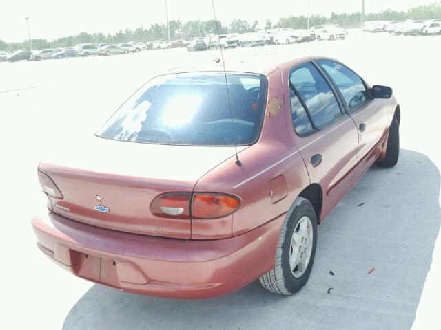 1G1JC5244Y7277044 - 2000 CHEVROLET CAVALIER RED photo 4