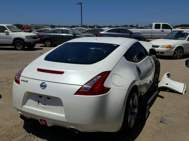 JN1AZ44E99M401773 - 2009 NISSAN 370Z WHITE photo 4