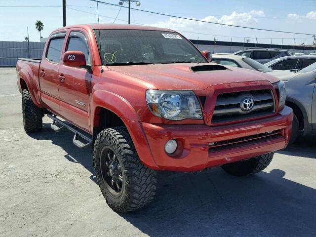 3TMMU52NX9M007866 - 2009 TOYOTA TACOMA DOU RED photo 1