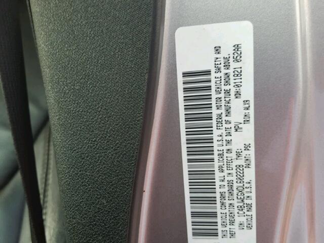 1C4BJWEGXDL602228 - 2013 JEEP WRANGLER U SILVER photo 10