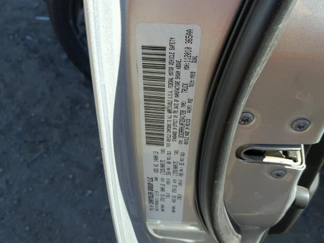 3C63RRHL0FG541728 - 2015 RAM 3500 SLT SILVER photo 10