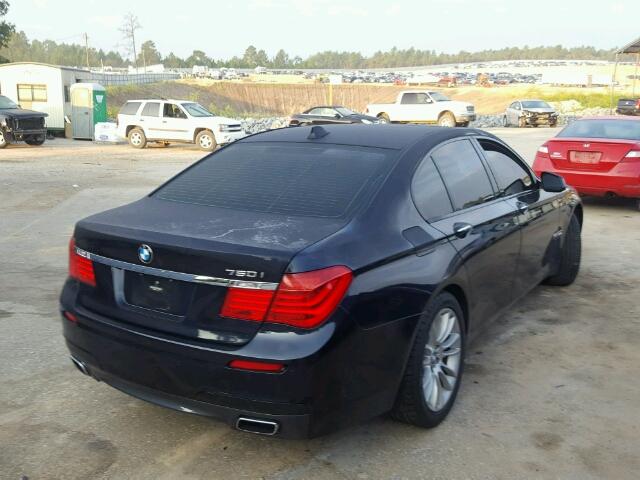 WBAKA8C57CCY37582 - 2012 BMW 750I BLUE photo 4