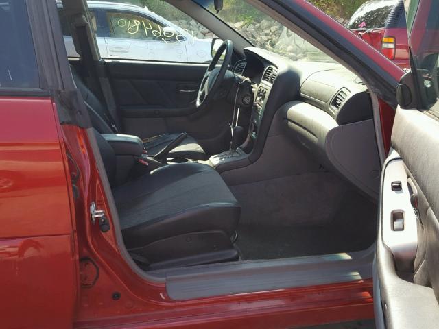 4S4BT62C857103204 - 2005 SUBARU BAJA SPORT RED photo 5