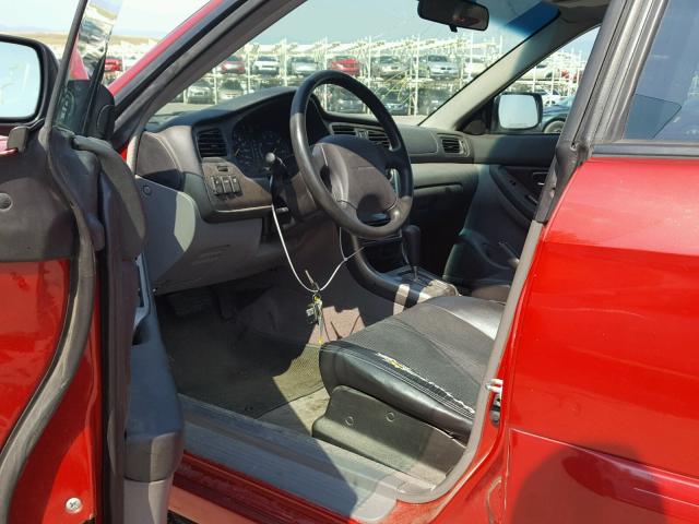 4S4BT62C857103204 - 2005 SUBARU BAJA SPORT RED photo 9