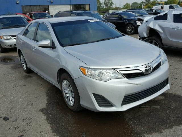 4T1BF1FKXDU255285 - 2013 TOYOTA CAMRY L SILVER photo 1