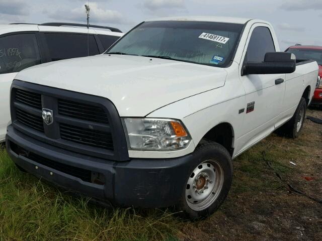 3C6LD4AT5CG247457 - 2012 DODGE RAM 2500 S WHITE photo 2