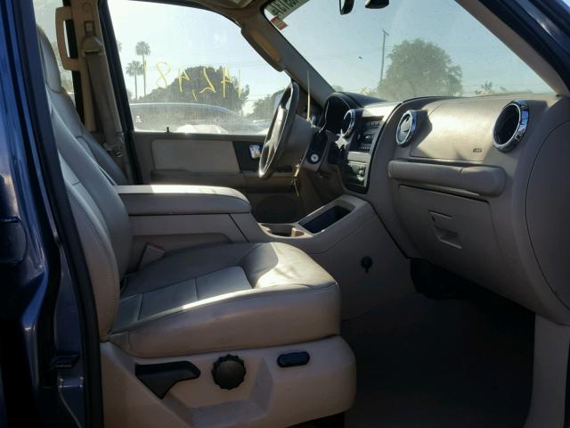 1FMPU18575LA21681 - 2005 FORD EXPEDITION BLUE photo 3