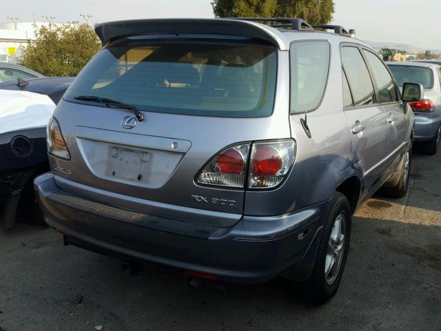 JTJHF10UX10206547 - 2001 LEXUS RX 300 SILVER photo 4