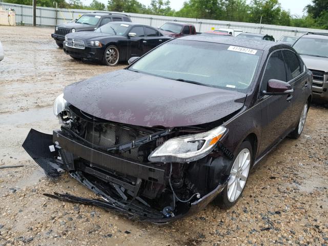 4T1BK1EB0DU064617 - 2013 TOYOTA AVALON BAS Bordeaux Foto 2