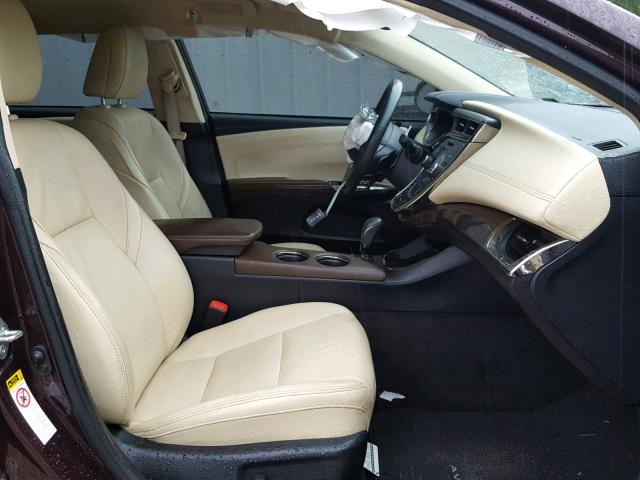 4T1BK1EB0DU064617 - 2013 TOYOTA AVALON BAS Bordeaux Foto 5