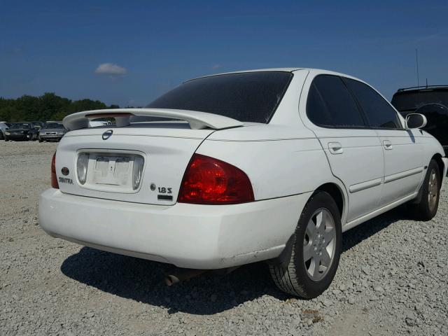 3N1CB51D76L509877 - 2006 NISSAN SENTRA WHITE photo 4