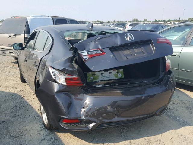 19UDE2F38GA023757 - 2016 ACURA ILX BASE CHARCOAL photo 3
