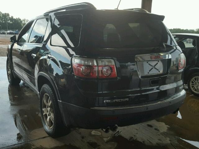 1GKEV23738J149461 - 2008 GMC ACADIA SLT შავი ფოტო 3