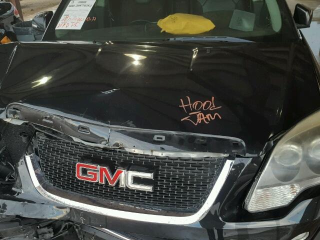 1GKEV23738J149461 - 2008 GMC ACADIA SLT შავი ფოტო 7