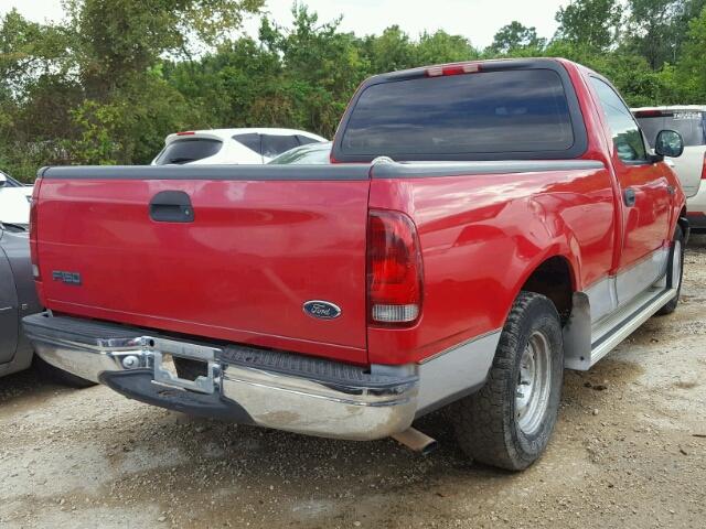 1FTZF1727XKA95318 - 1999 FORD F150 RED photo 4