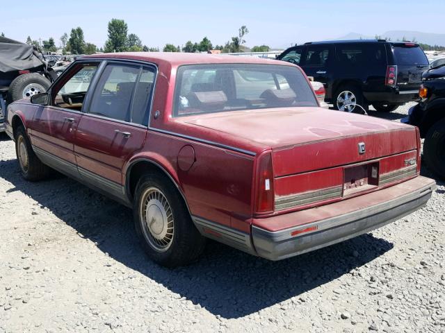 1G3CV54C7K4304194 - 1989 OLDSMOBILE 98 REGENCY MAROON photo 3