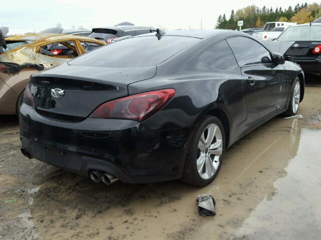 KMHHT6KD4BU056608 - 2011 HYUNDAI GENESIS CO BLACK photo 4