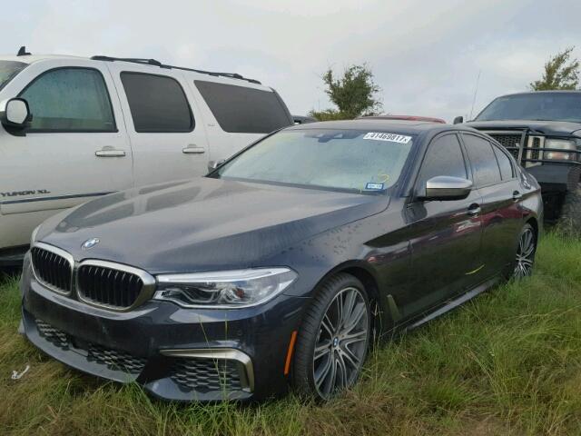 WBAJB9C51JG464057 - 2018 BMW M550XI BLUE photo 2