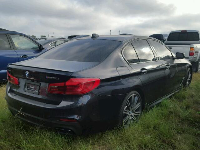 WBAJB9C51JG464057 - 2018 BMW M550XI BLUE photo 4