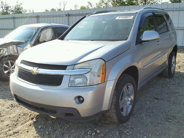 2CNDL33F586017238 - 2008 CHEVROLET EQUINOX LT SILVER photo 2