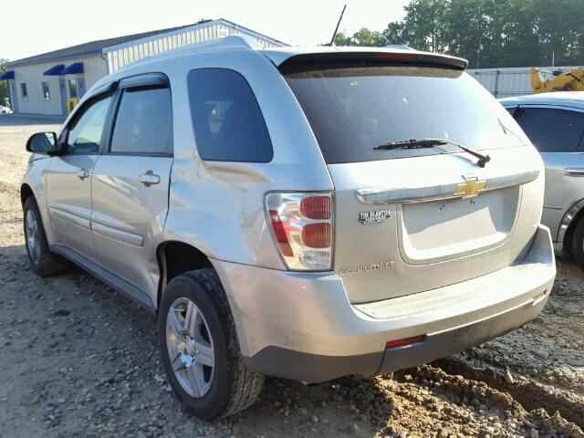 2CNDL33F586017238 - 2008 CHEVROLET EQUINOX LT SILVER photo 3