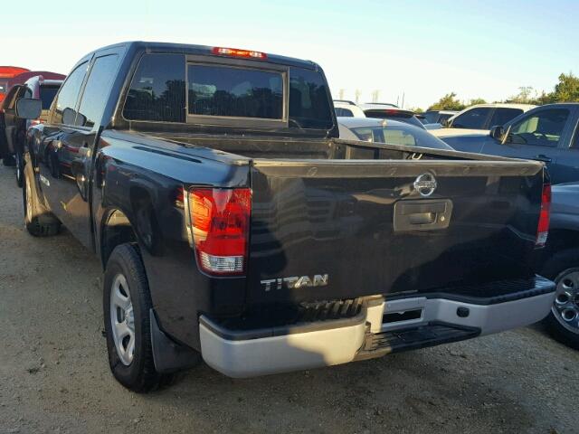 1N6AA0EK9FN510142 - 2015 NISSAN TITAN S BLACK photo 3