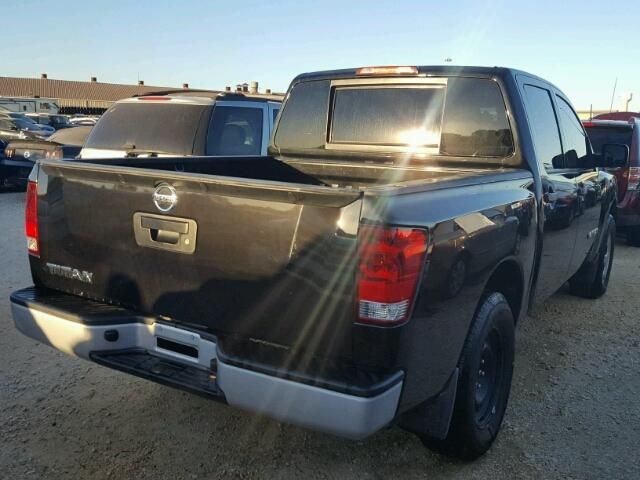 1N6AA0EK9FN510142 - 2015 NISSAN TITAN S BLACK photo 4