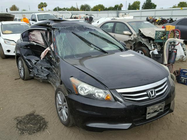 1HGCP2F86CA051908 - 2012 HONDA ACCORD EXL BLACK photo 1