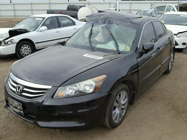 1HGCP2F86CA051908 - 2012 HONDA ACCORD EXL BLACK photo 2