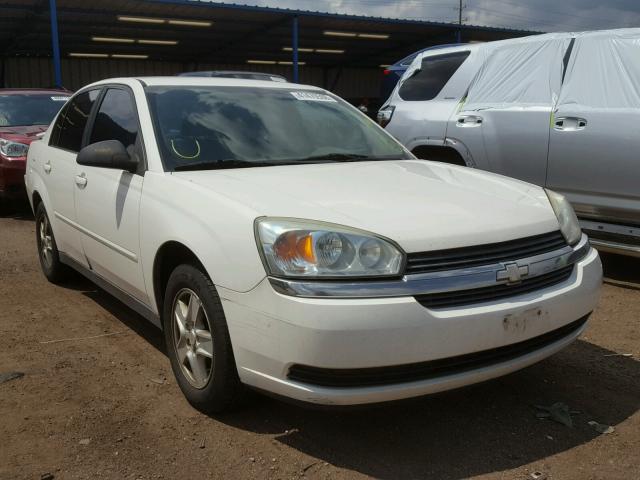 1G1ZT54825F205652 - 2005 CHEVROLET MALIBU LS WHITE photo 1